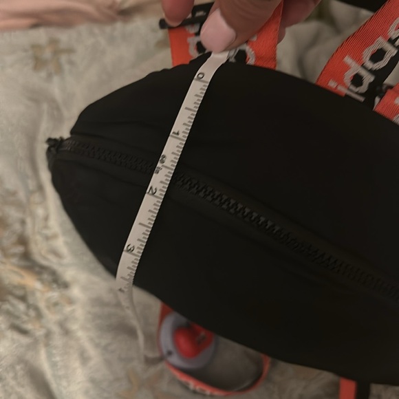 Adidas // linear mini backpack black signal pink and white - Picture 7 of 7